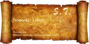 Somody Tibor névjegykártya